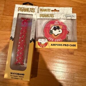 Peanuts Joe Cool  AirPods Pro Case and Apple Watch band